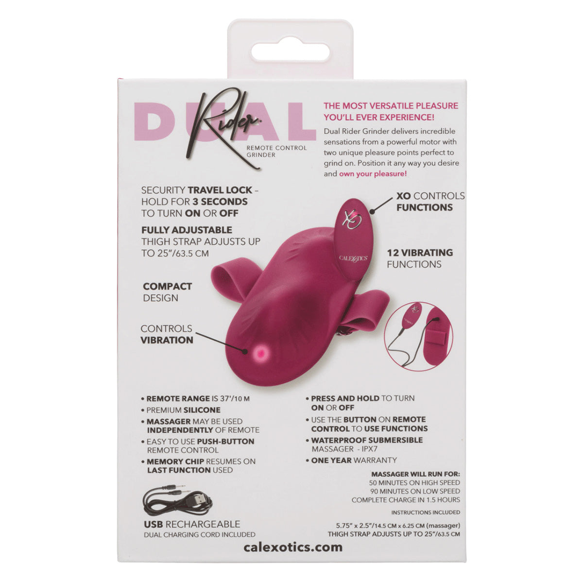CalExotics® Dual Rider Remote Control Grinder – Red