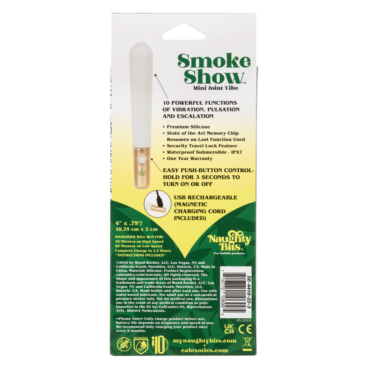 CalExotics® Naughty Bits Smoke Show Joint Vibe