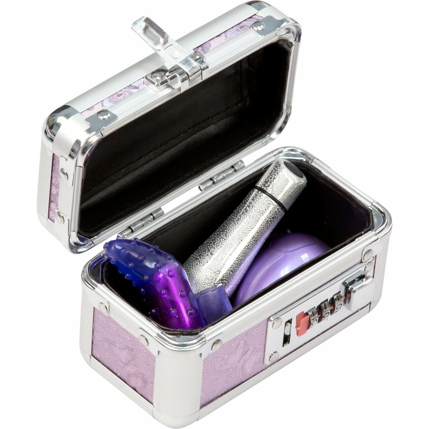 PowerBullet Simple and True - Mini Lockable Vibrator Case - Purple