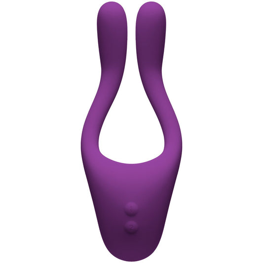 Doc Johnson Tryst V2 Bendable Multi Erogenous Zone Silicone Massager - Purple