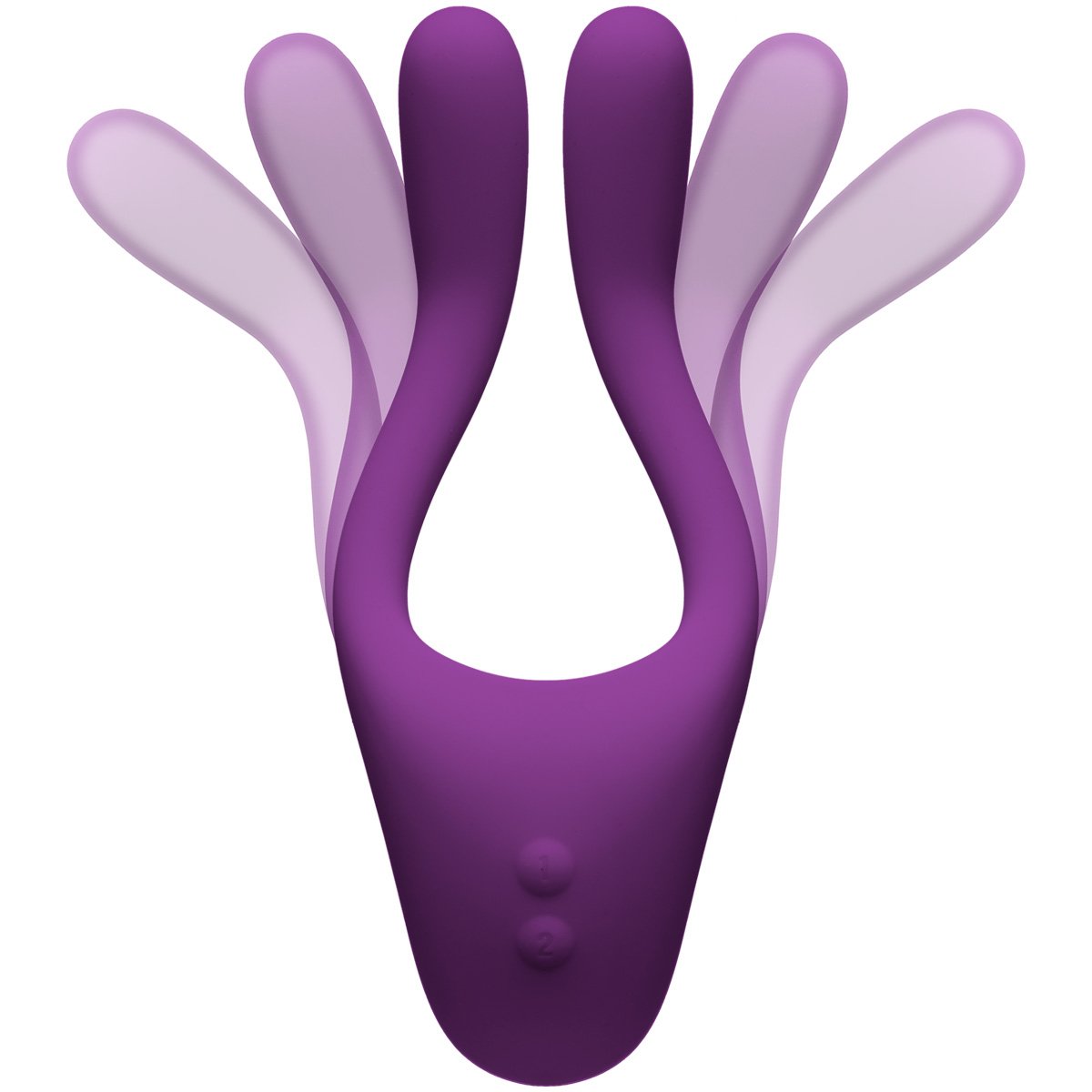 Doc Johnson Tryst V2 Bendable Multi Erogenous Zone Silicone Massager - Purple