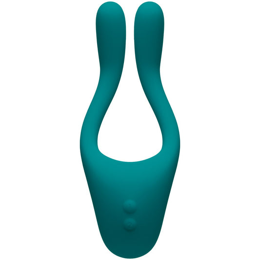 Doc Johnson Tryst V2 Bendable Multi Erogenous Zone Silicone Massager - Teal
