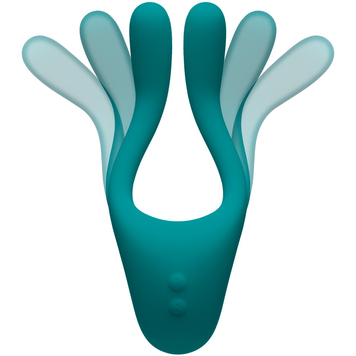 Doc Johnson Tryst V2 Bendable Multi Erogenous Zone Silicone Massager - Teal
