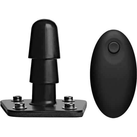 Doc Johnson Vac-U-Lock - Vibrating Plug with Remote (Harness Accessory)