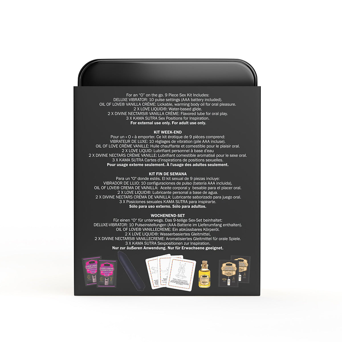 Kama Sutra Weekender Kit for an “O” on the Go – Vanilla Creme