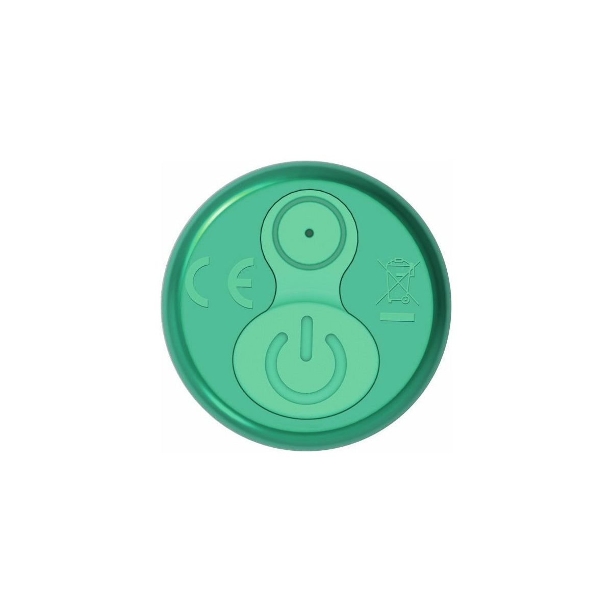 PowerBullet Rechargeable Mini Power Bullet 2.25 inch - Teal - Bulk
