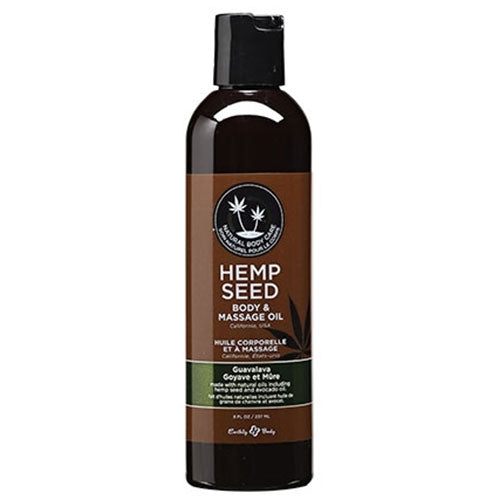 Hemp Seed Massage & Body Oil 8oz. Guavalava
