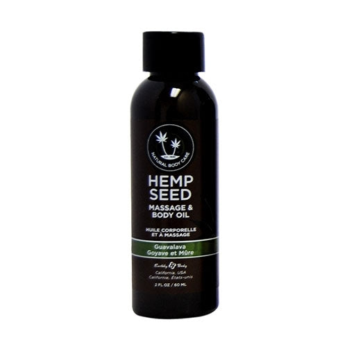 Hemp Seed Massage & Body Oil 2oz. Guavalva