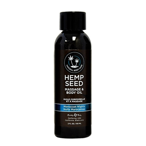 Hemp Seed Massage & Body Oil 2oz. Moroccan Nights