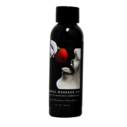 Edible Massage Oil 2oz. Strawberry