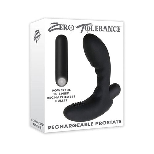 Evolved Zero Tolerance - Silicone Rechargeable Eternal P-Spot - Black