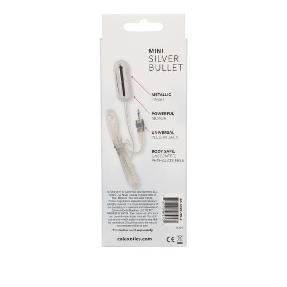 CalExotics - Sterling Collection Mini Silver Bullet