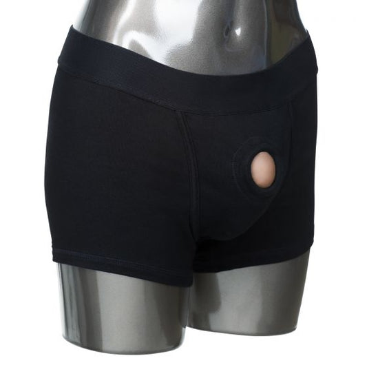 California Exotic Packer Gear Boxer Brief Harness - L/XL