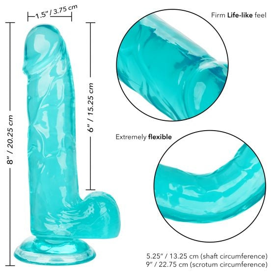 Size Queen 6"/15.25 cm - Blue