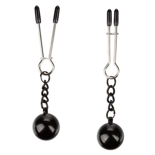 California Exotic Nipple Grips Weighted Tweezer Nipple Clamps