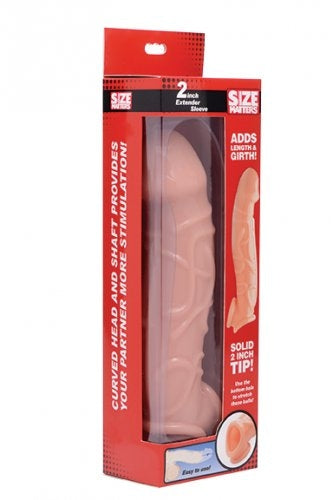 Size Matters 2" Flesh Penis Extender Sleeve