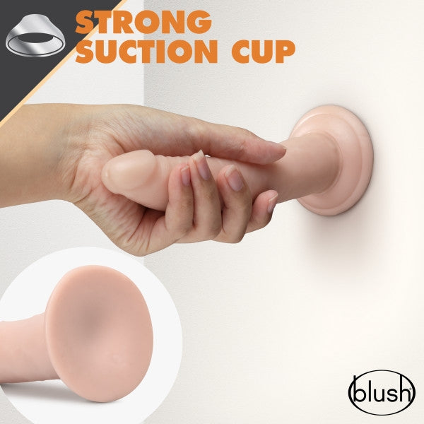 Blush - Dr. Skin Glide - 7.5 inch Self Lubricating Dildo - Vanilla