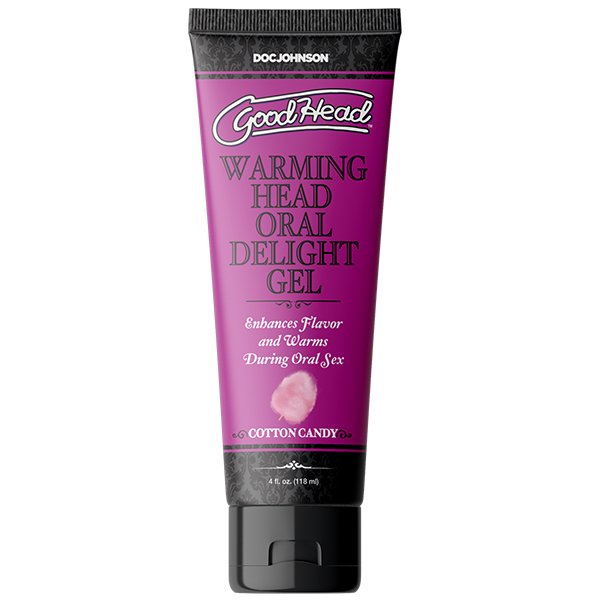 GoodHead - Warming Oral Delight Gel - Cotton Candy 4 fl. oz.