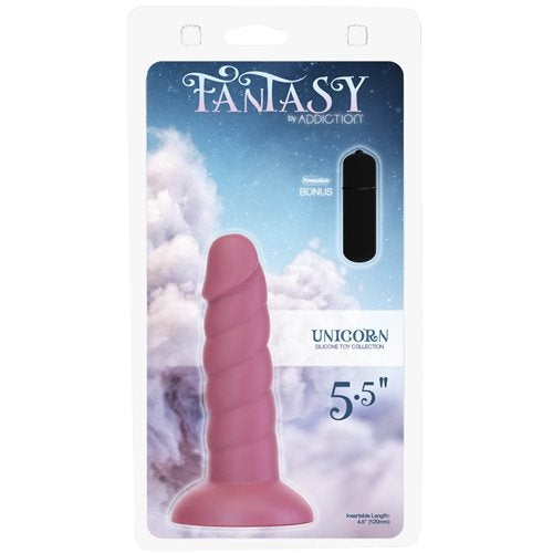 Addiction Fantasy Unicorn Dildo 5.5" Pink