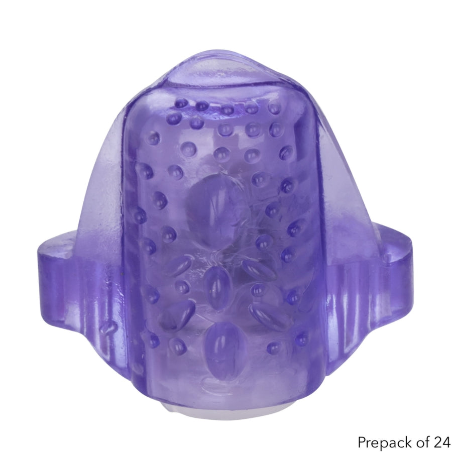Foil Pack Vibrating Tongue Teaser - Purple (Case QTY: 24)