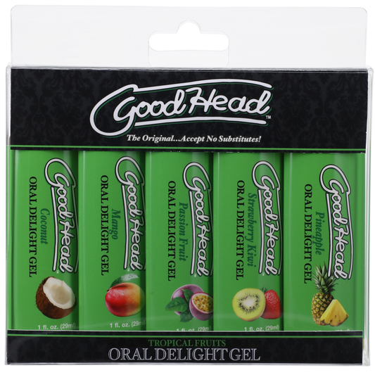 GoodHead - Oral Delight Gel - Tropical Fruits - 5 Pack - 1 fl. oz.