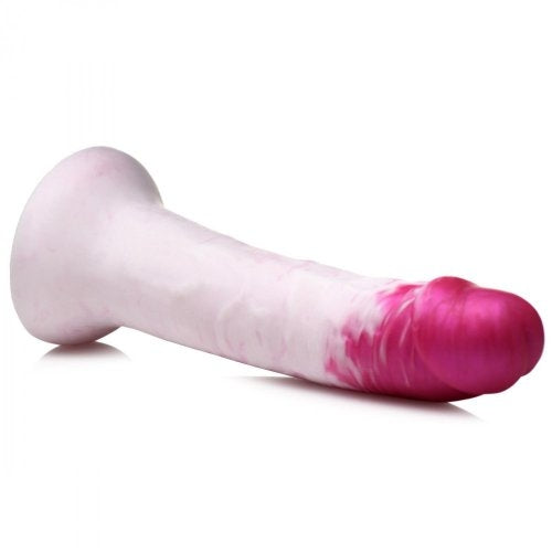 Strap U Real Swirl Realistic Silicone Dildo - Pink