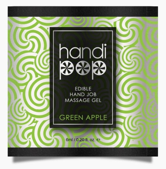 Sensuva - Handipop Green Apple Hand Job Massage Gel Single Use Packet