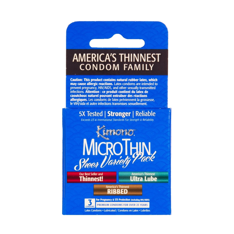 Kimono Micro Thin Sheer Variety Pack 3pk