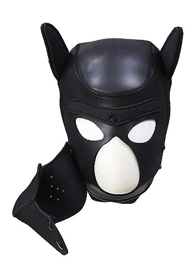Shots - Ouch! - Neoprene Puppy Hood - Black