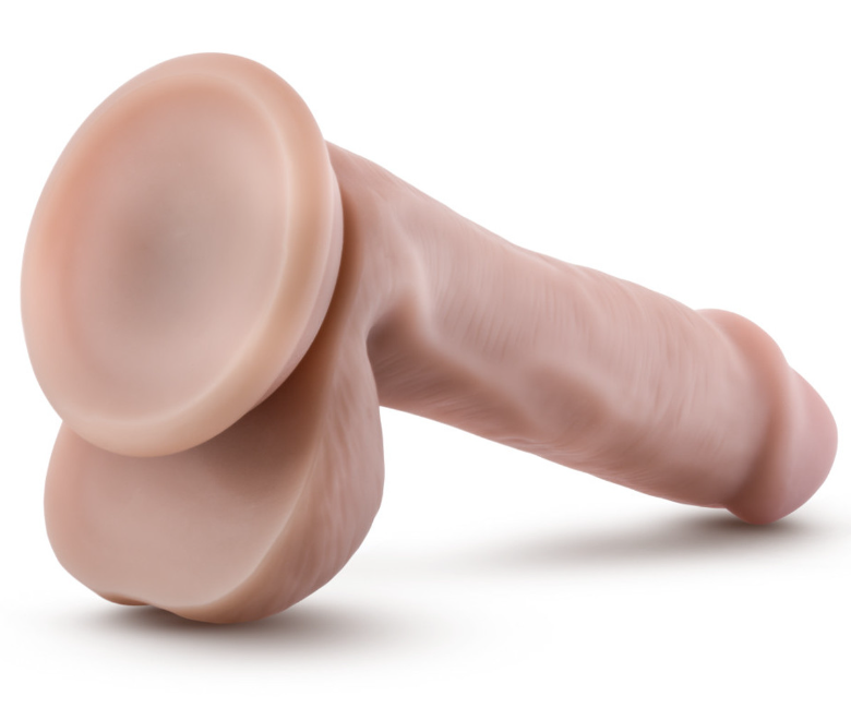 Blush - Dr. Skin - Dr. Jeffrey - 6.5 Inch Dildo With Balls - Beige