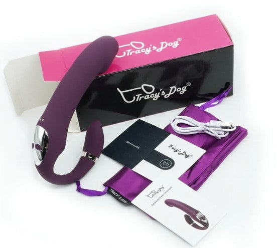 C Shape Double-Ended Dildo Vibrator