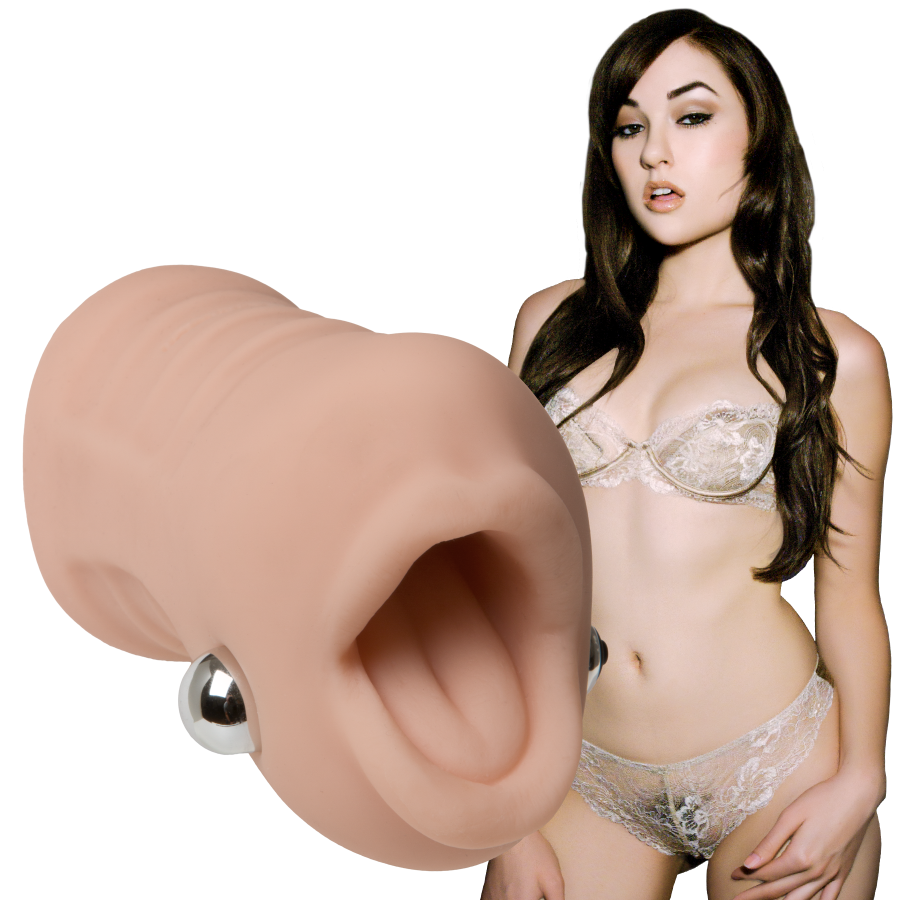 Signature Strokers - Sasha Grey - ULTRASKYN Vibrating Deep Throat Sucker