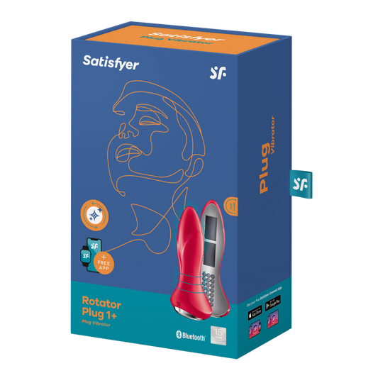 Satisfyer Rotator Plug 1+ Red