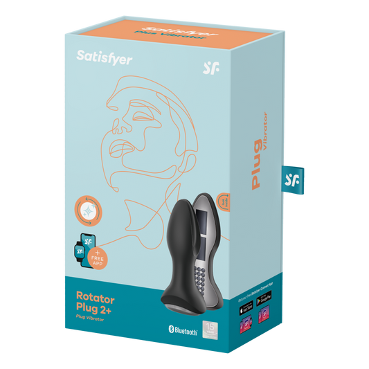 Satisfyer Rotator Plug 2+ Black
