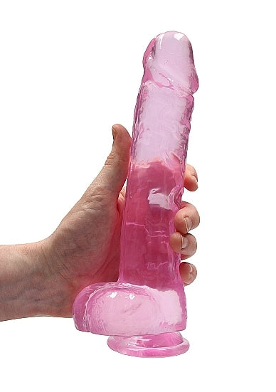 Shots - RealRock - Realistic Dildo with Balls 9"/25cm - Pink