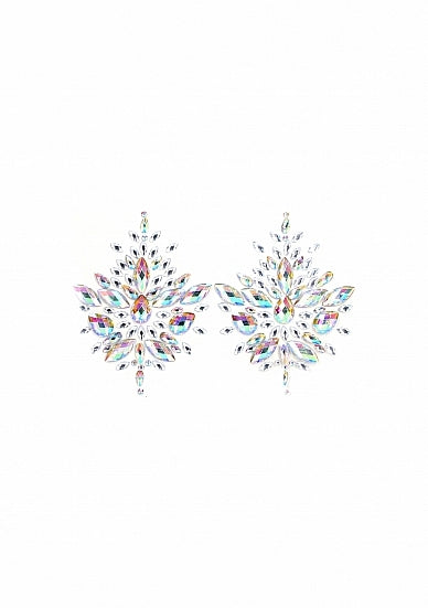 Shots - Dazzling Nipple Bling Sticker - Opal