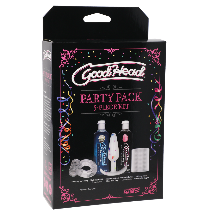 GoodHead - Party Pack - 5 Piece Kit Cotton Candy, Frosted Cake