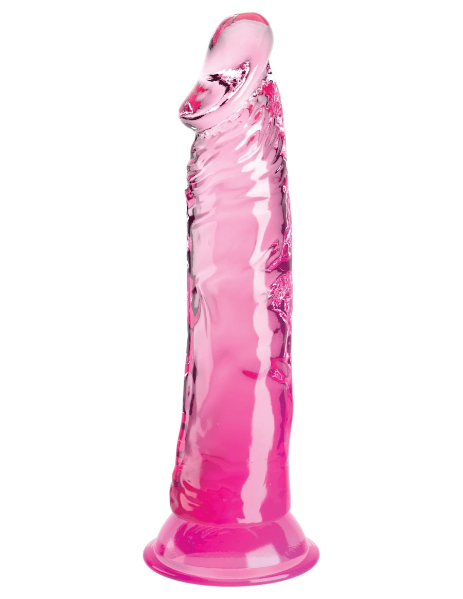 King Cock Clear 8" Cock - Pink