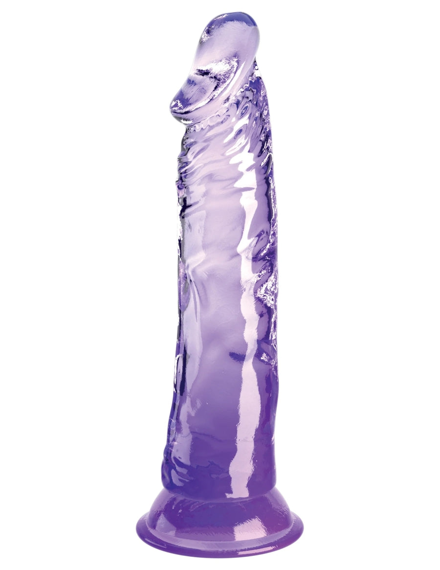 King Cock Clear 8" Cock - Purple