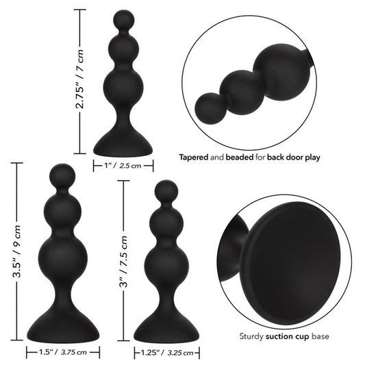 California Exotic Silicone Beaded Anal Kit