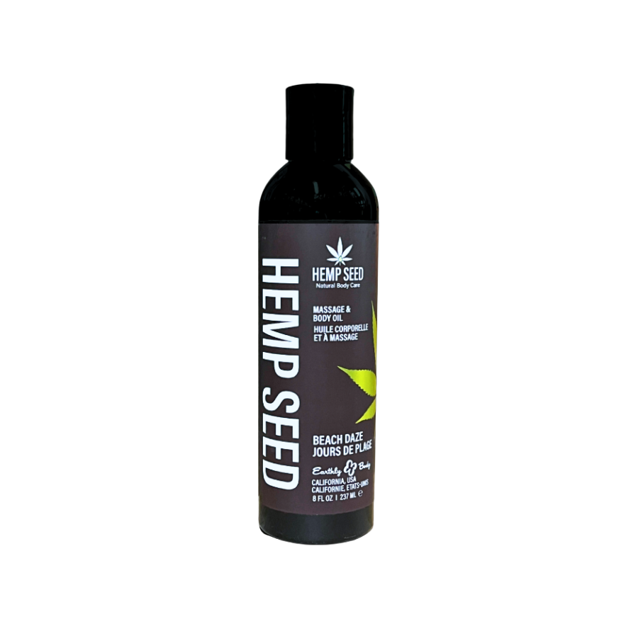 Hemp Seed Massage & Body Oil 8oz. Beach Daze