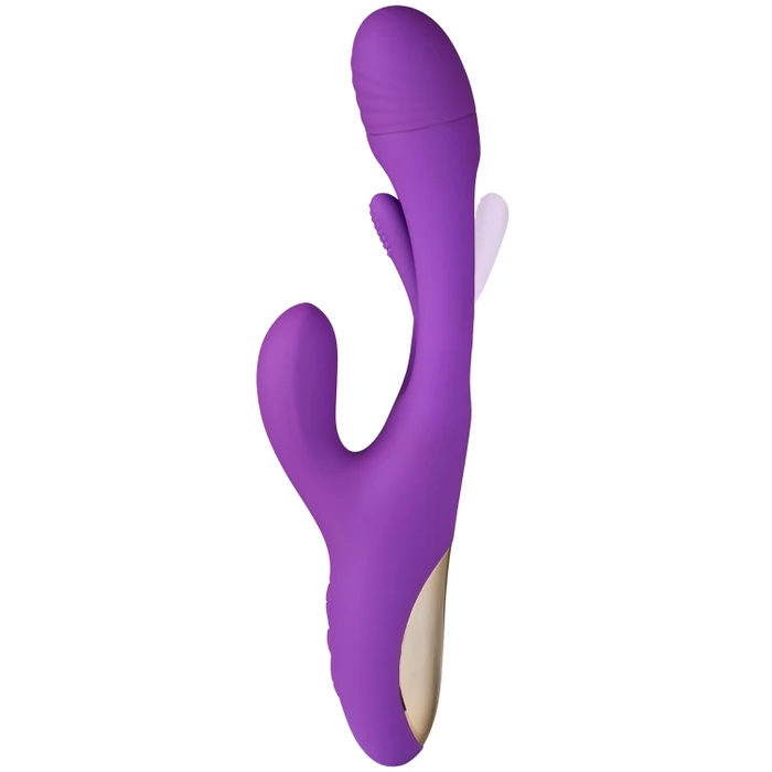 Rabbit Vibrator with Flapping Stimulation Purple