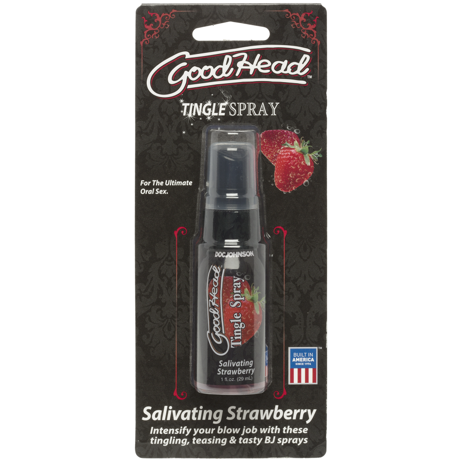 GoodHead - Tingle Spray - Salivating Strawberry 1 oz.