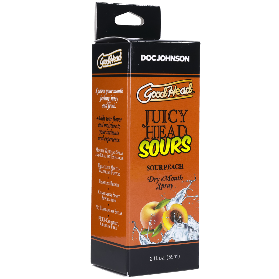 GoodHead - Juicy Head - Dry Mouth Spray - Sour Peach 2 fl.oz.