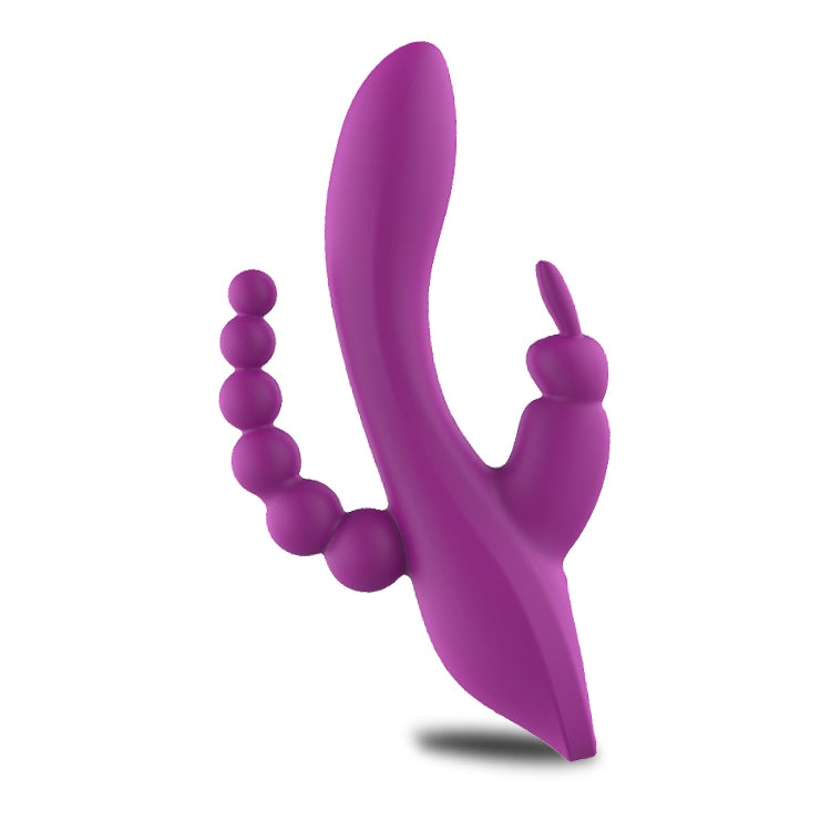 Please - Trinity - Triple Stimulation Vibrator Purple