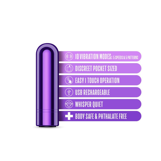 Blush - Kool Vibes - Rechargeable Mini Bullet - Grape