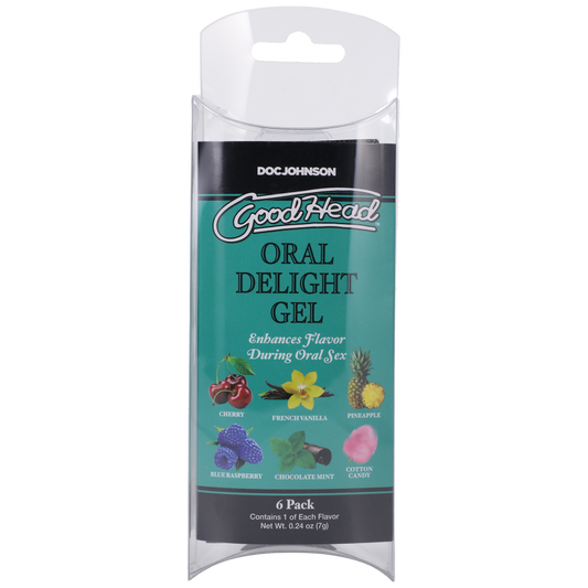 GoodHead Oral Delight Gel 6-Pack 0.24oz. Green