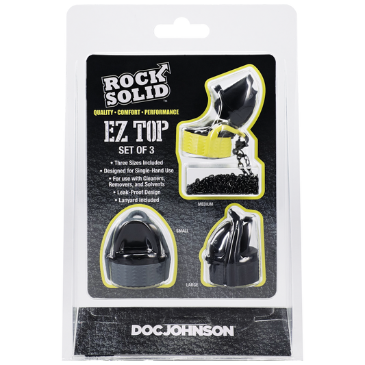 Rock Solid - EZ Top - Set of 3 - Black/Yellow/Grey