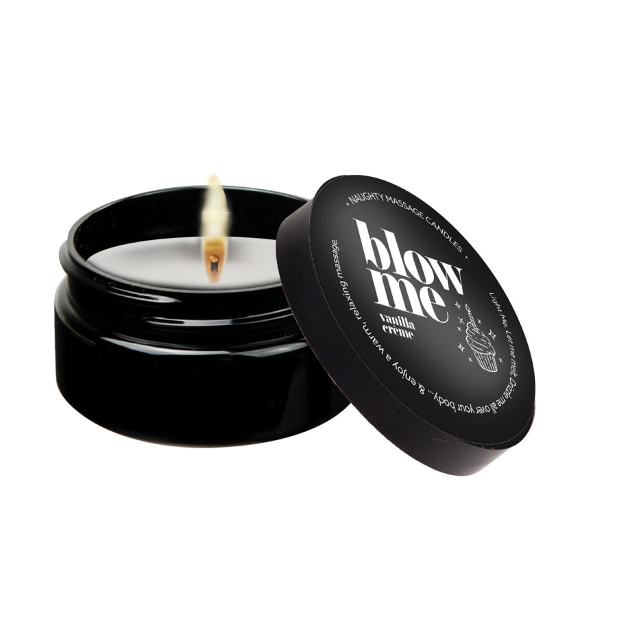 KamaSutra - Mini Massage Candle "Blow Me" Vanilla Crème 1.7oz