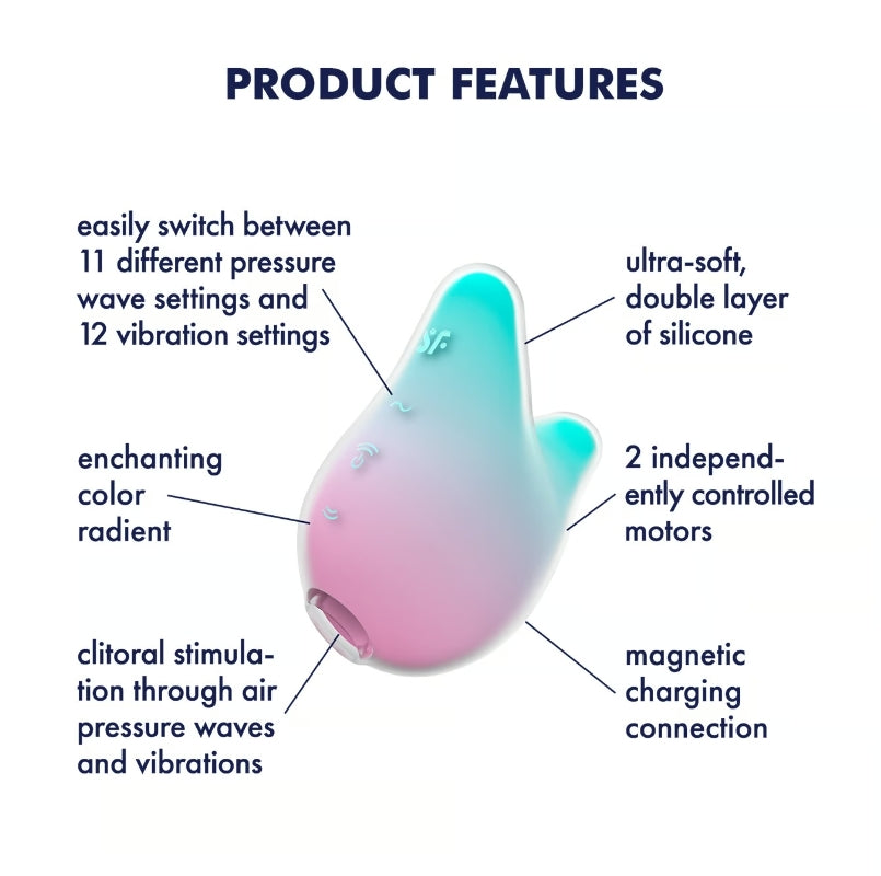 Satisfyer Mermaid Vibes Mint/Pink